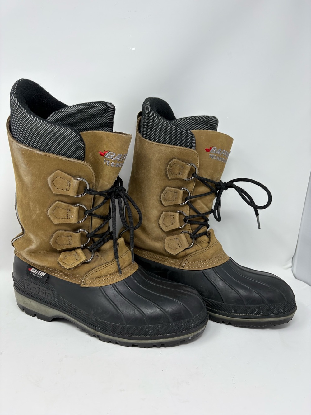 Baffin Technology Insulated Winter Snow Boots Brown Black Men’s Size 10